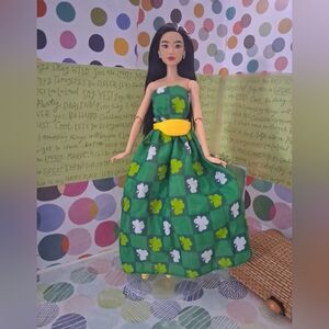 11.5 Inch Doll St. Patrick's Day Dress